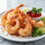 air fryer crispy coconut shrimp - featured image