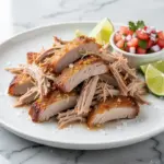 air fryer crispy pork carnitas - featured image