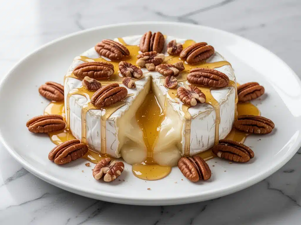 Home 1 baked brie with hot honey - featured image