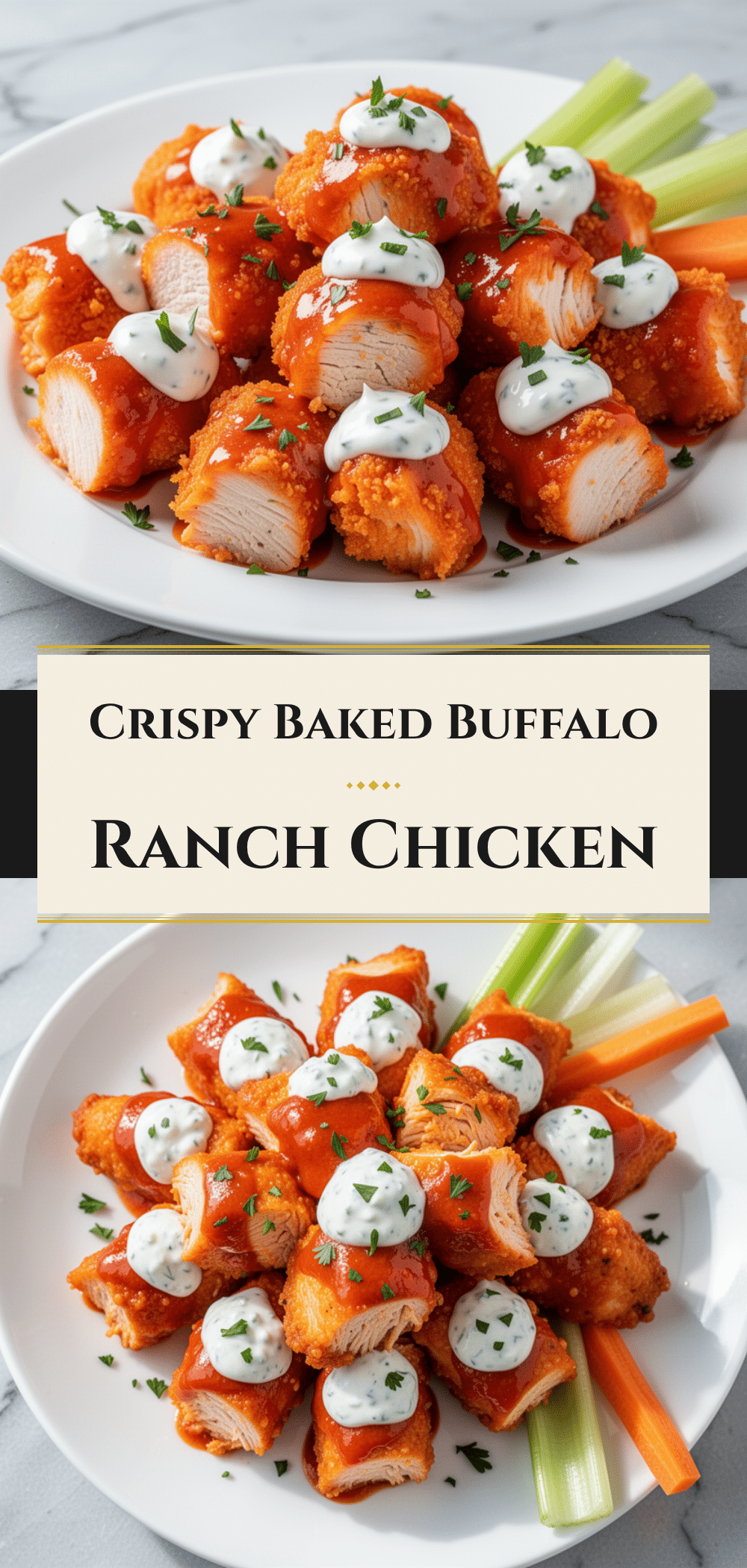 Baked Buffalo Ranch Chicken Poppers: Easy Back to School Lunch 5 baked buffalo ranch chicken poppers recipe