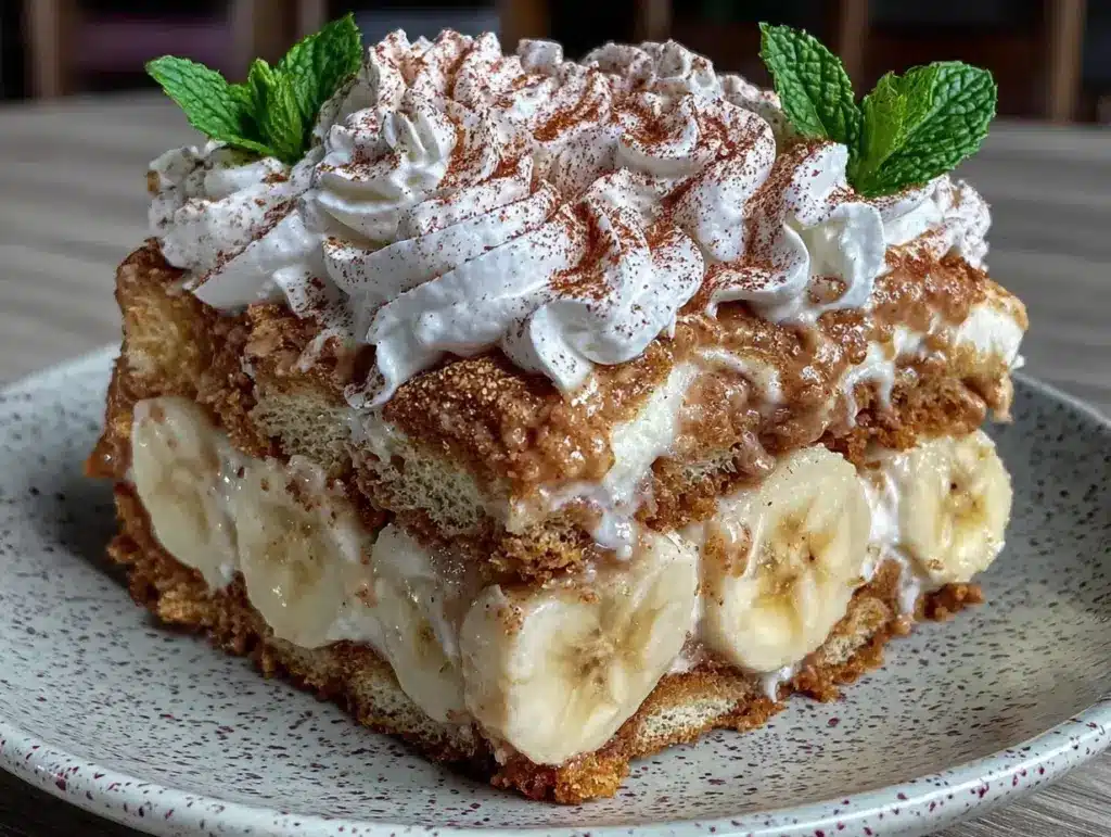 banana pudding icebox cake - featured image