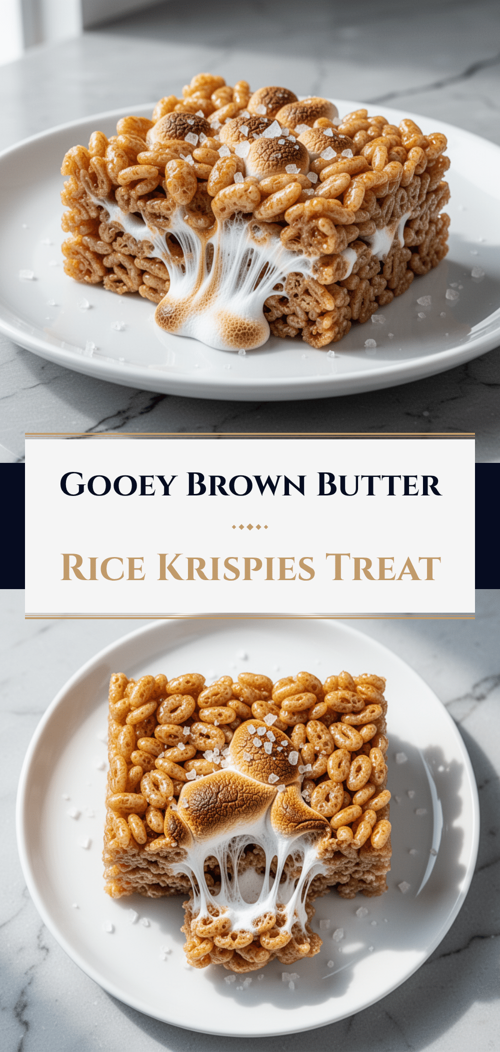 Brown Butter Rice Crispy Treats: 5-Ingredient No-Bake Dessert 5 Brown Butter Rice Crispy Treats recipe