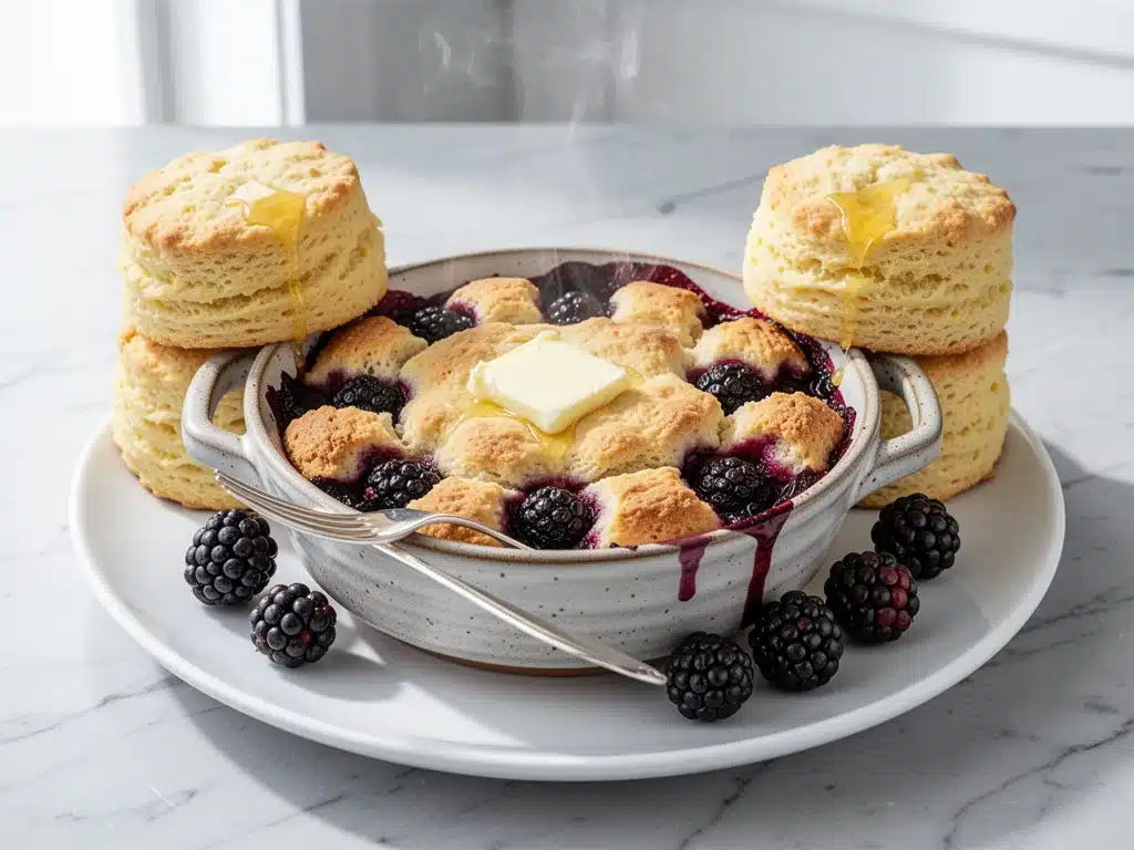 Buttery Blackberry Cobbler - featured image