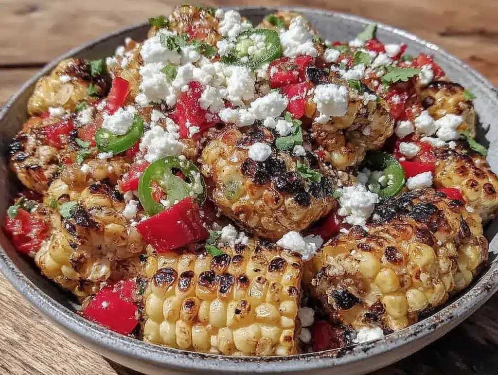 Cajun Grilled Corn Salad - featured image