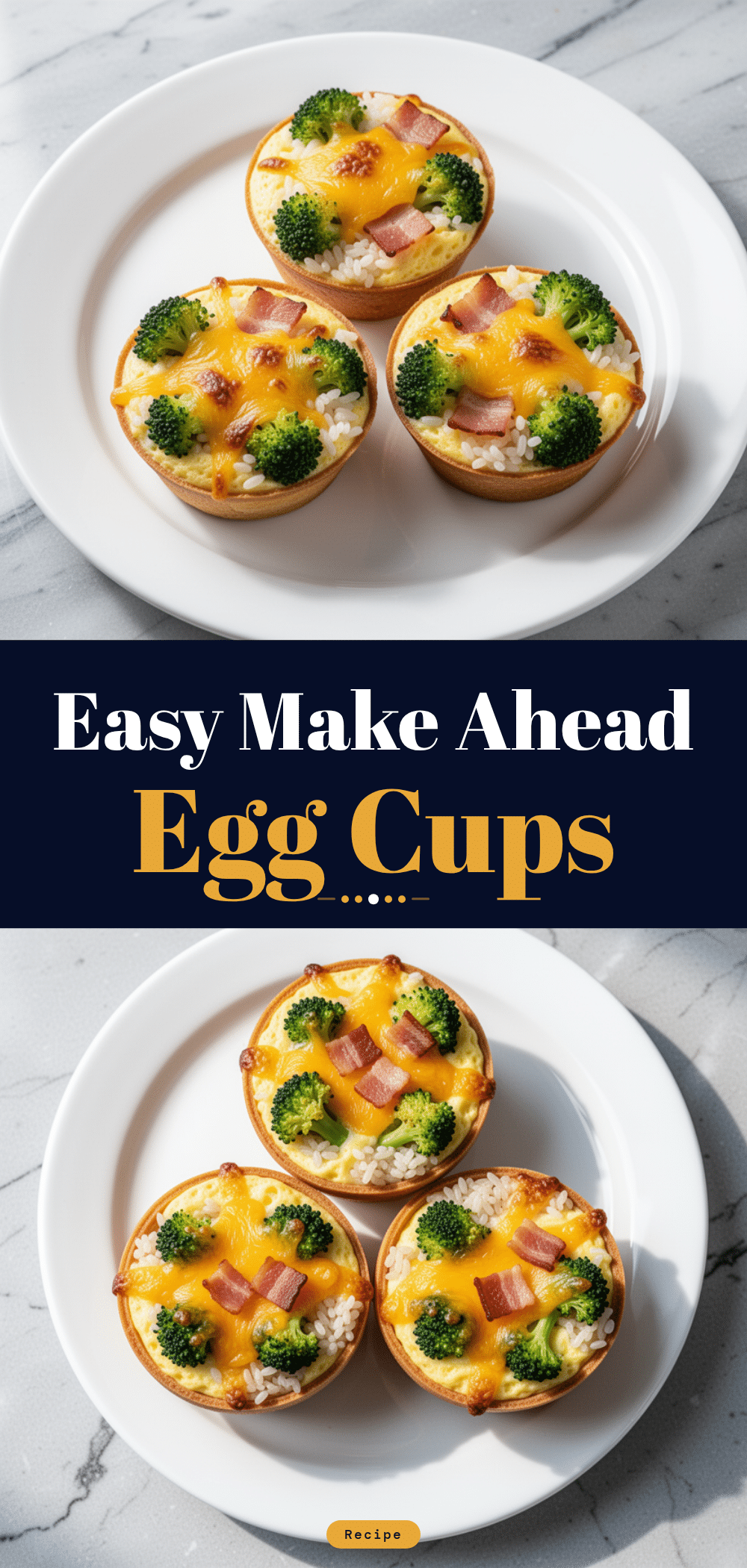 Cheddar Broccoli Rice Egg Cups: Easy Healthy Breakfast 5 Cheddar Broccoli Rice Egg Cups recipe