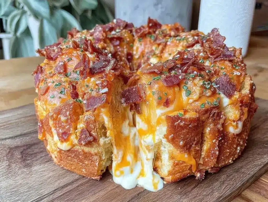 Cheesy Bacon Ranch Pull-Apart Bread - featured image