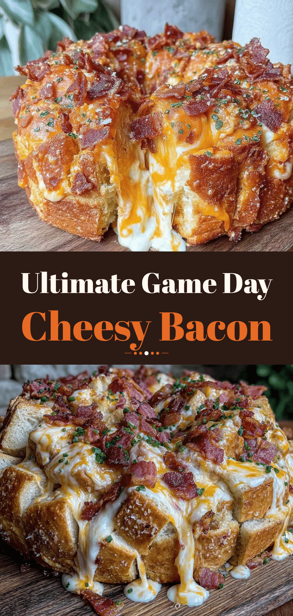 Cheesy Bacon Ranch Pull-Apart Bread: Easy Game Day Appetizer 5 Cheesy Bacon Ranch Pull-Apart Bread recipe