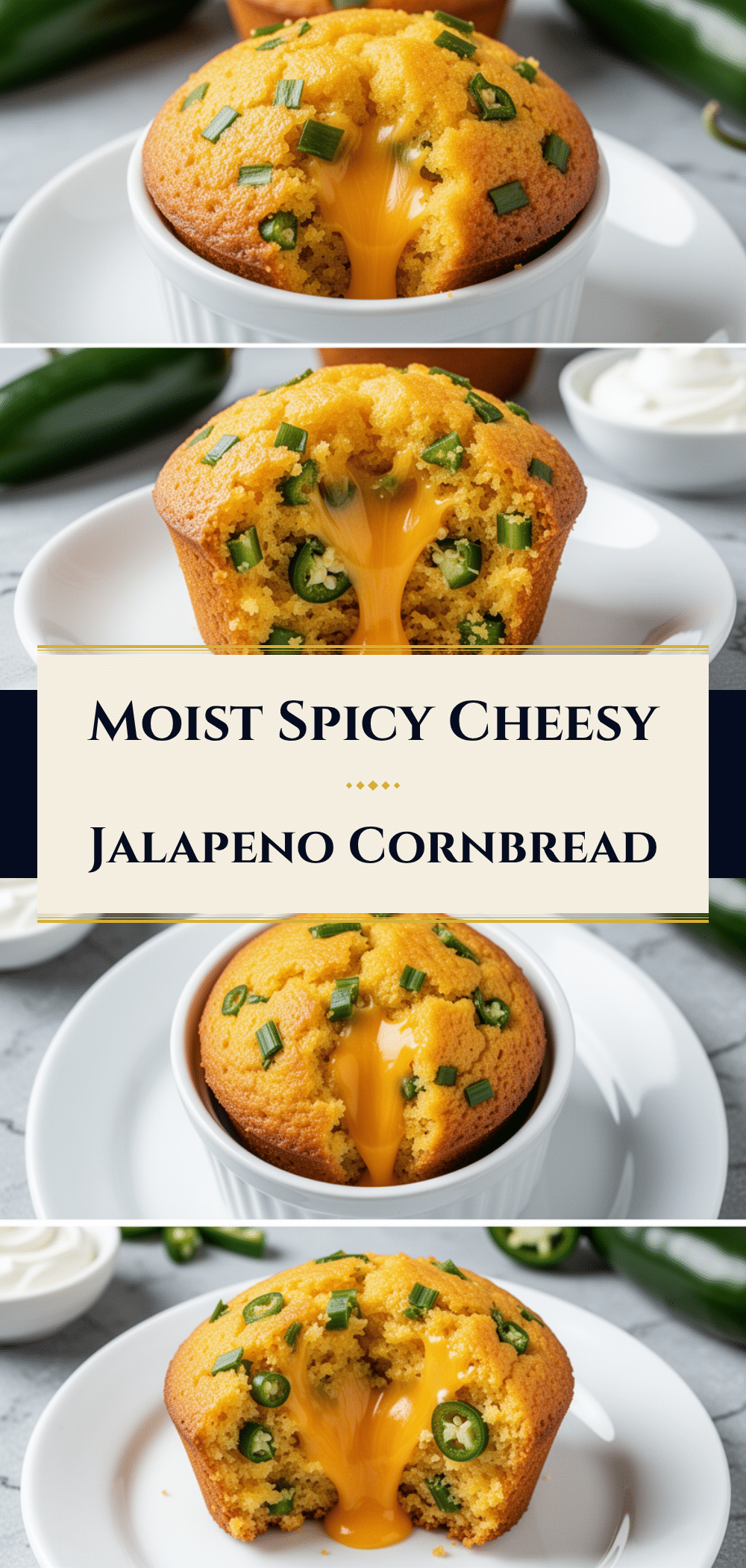Cheesy Jalapeno Cornbread Muffins: Easy Weeknight Dinner 5 Cheesy Jalapeno Cornbread Muffins recipe