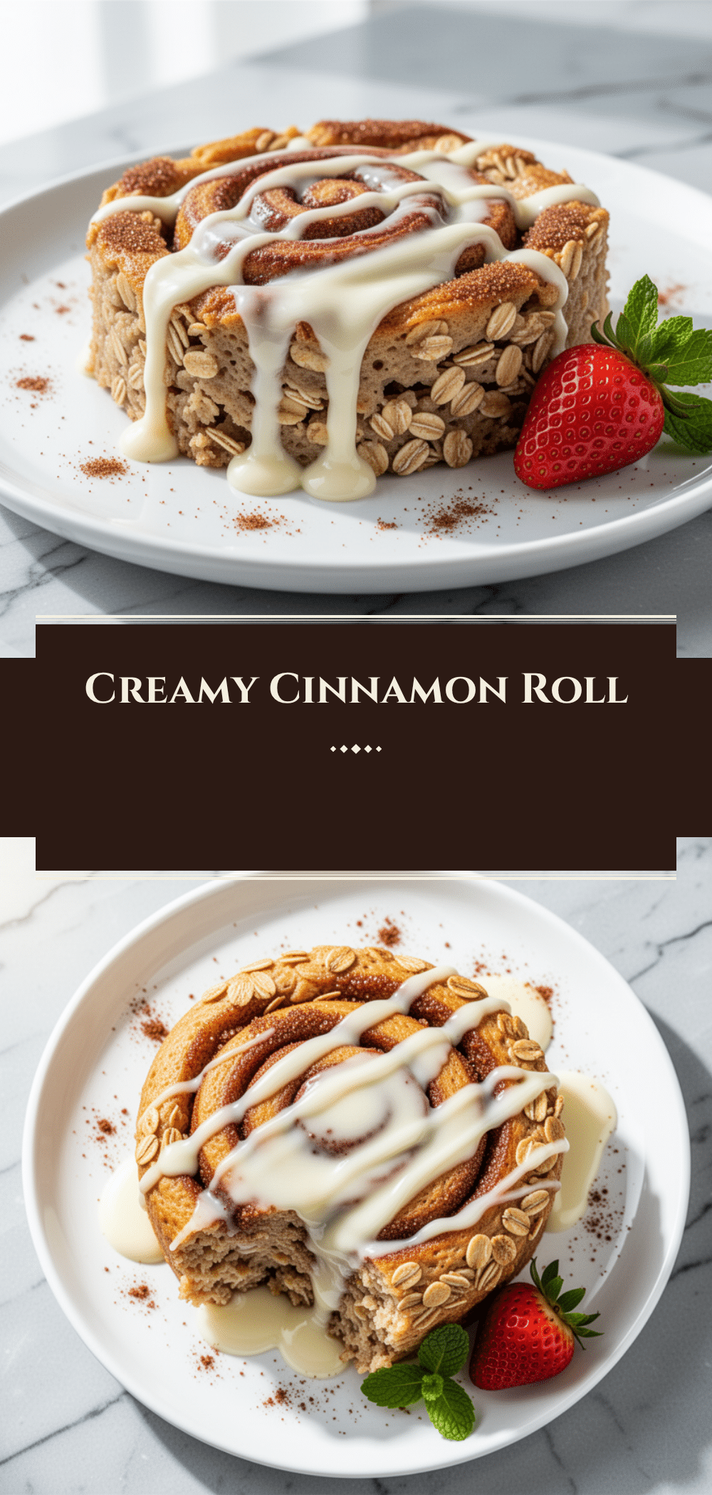 Cinnamon Roll Baked Oatmeal: Best 3-Ingredient Breakfast 5 cinnamon roll baked oatmeal recipe