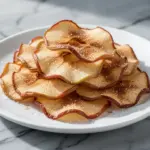 Cinnamon Sugar Baked Apple Chips - featured image