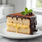 Classic Boston Cream Poke Cake - featured image