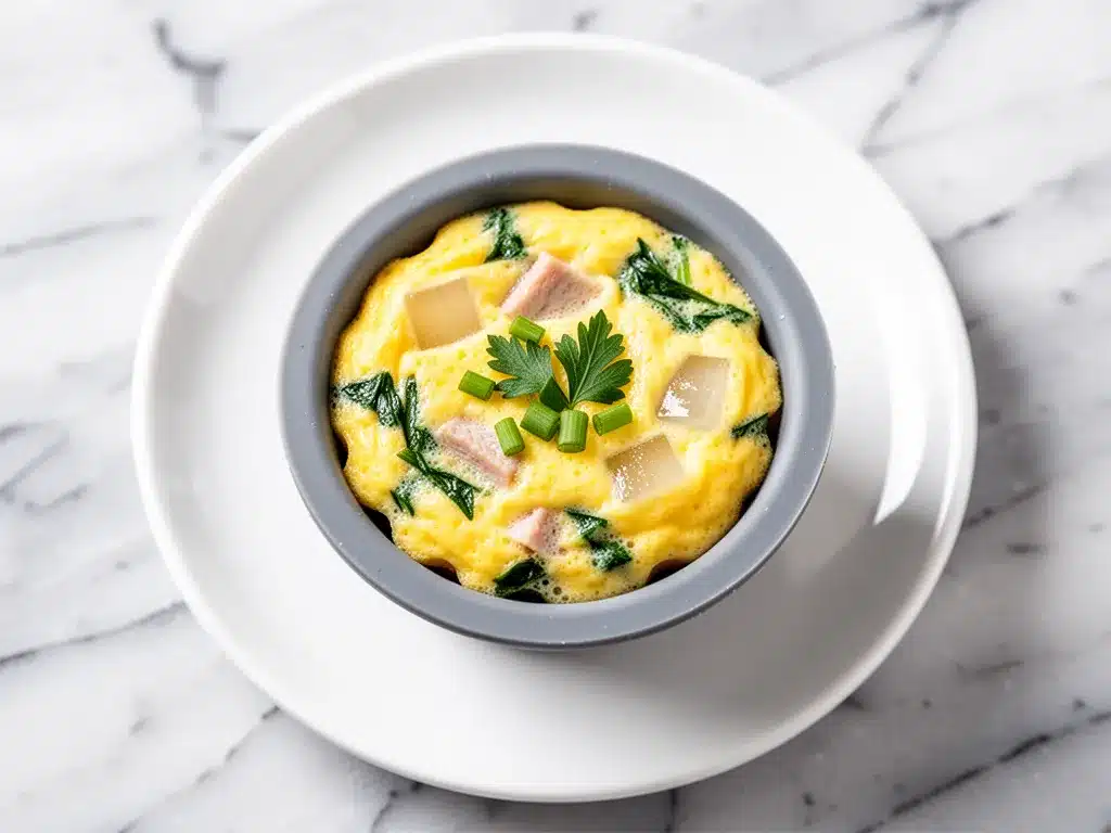 High-Protein Cottage Cheese Egg Bites: Easy 5-Ingredient Meal Prep 4 cottage cheese egg bites preparation steps
