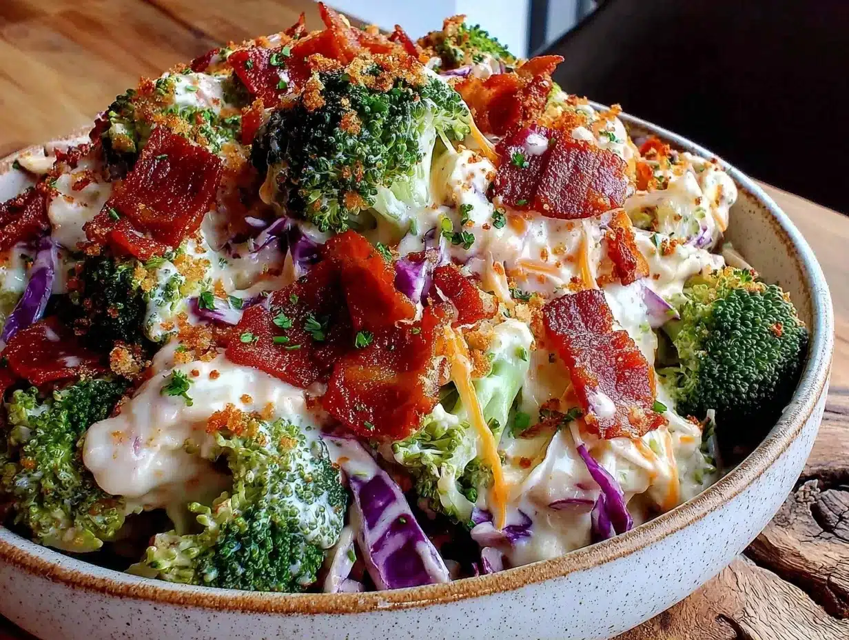 Creamy Broccoli Bacon Ranch Salad: 5-Ingredient & Foolproof 4 creamy broccoli bacon ranch salad preparation steps