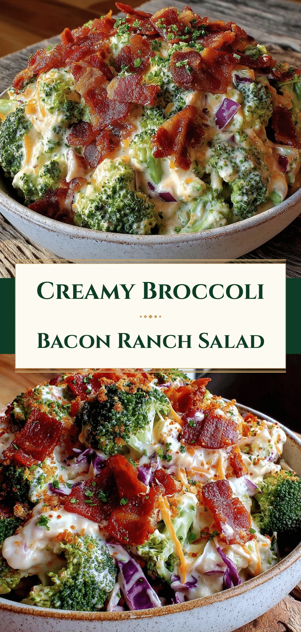 Creamy Broccoli Bacon Ranch Salad: 5-Ingredient & Foolproof 5 creamy broccoli bacon ranch salad recipe