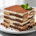 creamy tiramisu icebox cake - featured image