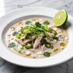 creamy white chicken chili - featured image