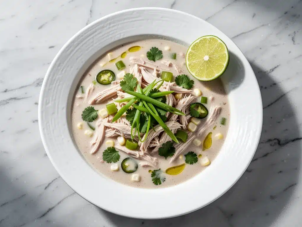 Creamy White Chicken Chili: 15-Min Easy Slow Cooker Recipe 4 creamy white chicken chili preparation steps