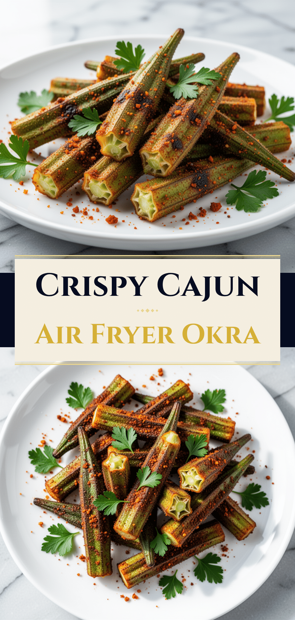 Crispy Air Fryer Okra: Easy Cajun Snack 5 crispy air fryer okra recipe