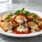 crispy air fryer ravioli - featured image