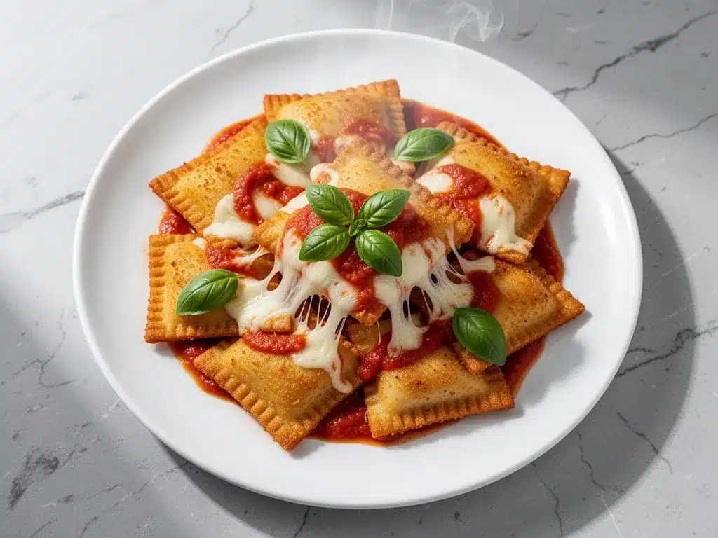 Crispy Air Fryer Ravioli: 5 Easy Appetizers 4 crispy air fryer ravioli preparation steps