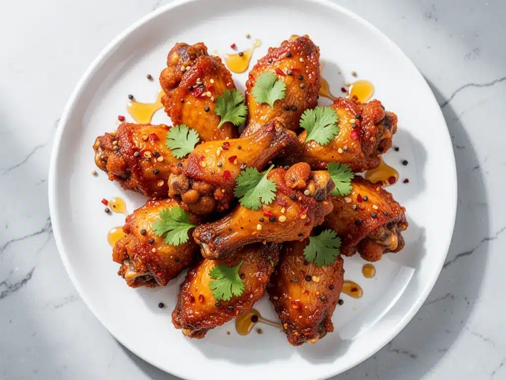 Crispy Baked Honey Sriracha Wings 4 Crispy Baked Honey Sriracha Wings preparation steps