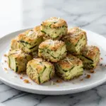 crispy baked zucchini tots - featured image