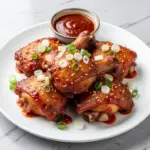 crispy Korean gochujang chicken thighs - featured image