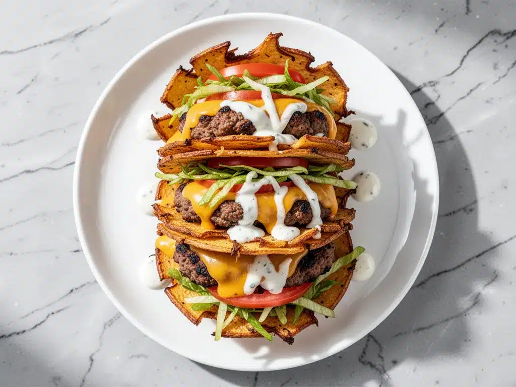 Crispy Smashed Cheeseburger Tacos: 10 Min Dinner Idea 4 Crispy Smashed Cheeseburger Tacos preparation steps