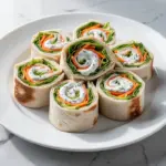 Crunchy Veggie Ranch Wrap Spirals - featured image