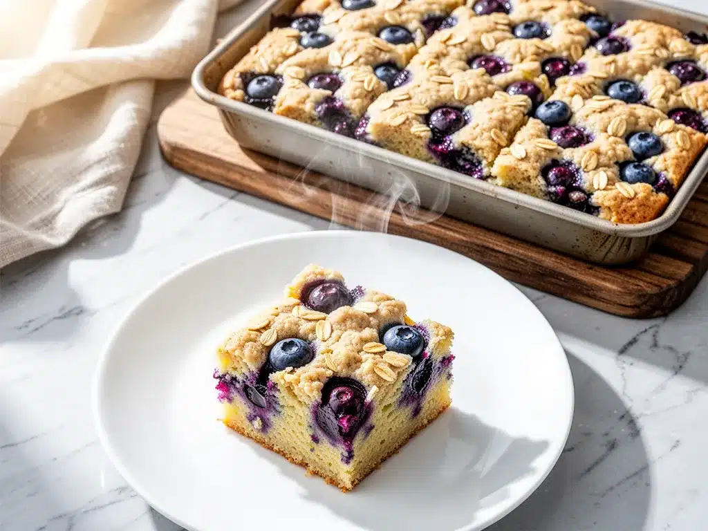 Fluffy Blueberry Oatmeal Bars: Easy Make-Ahead Breakfast 4 fluffy blueberry oatmeal bars preparation steps