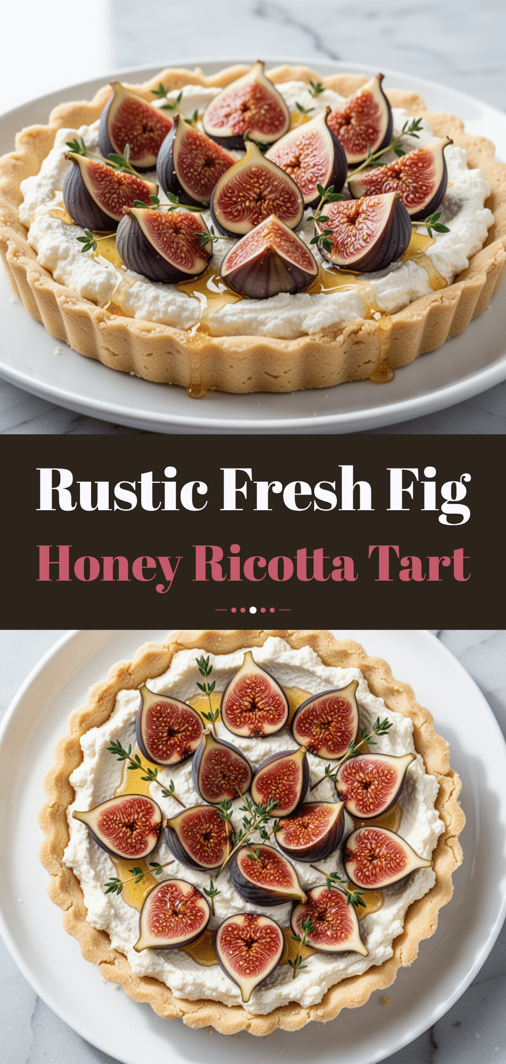 Fresh Fig and Honey Ricotta Tart: 5-Ingredient Easy Dessert 5 fresh fig and honey ricotta tart recipe
