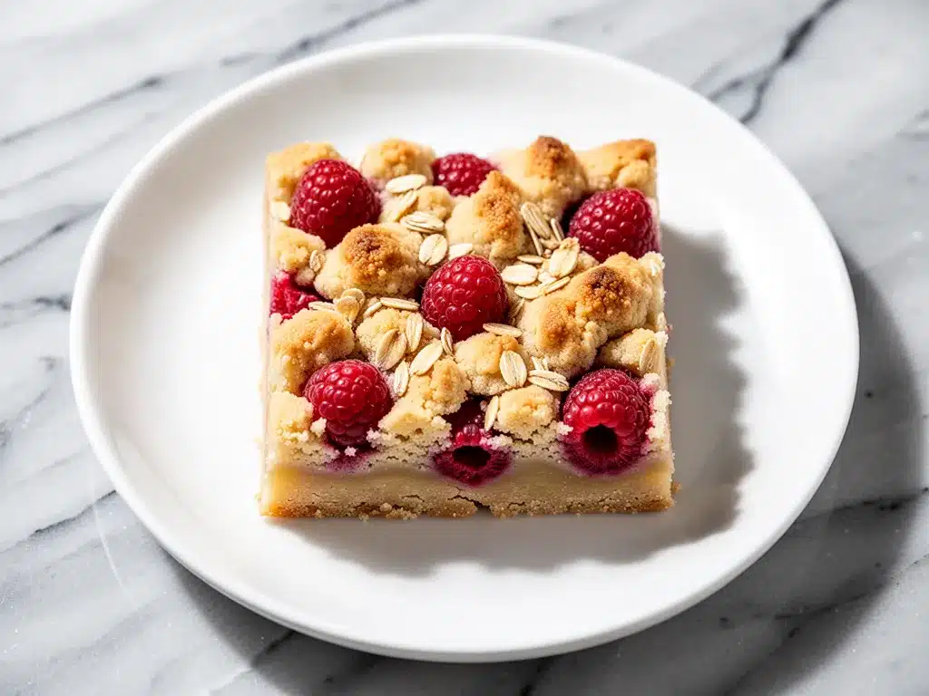 Fresh Raspberry Almond Crumb Bars: 6-Ingredient Dessert 4 fresh raspberry almond crumb bars preparation steps