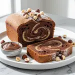 Fudgy Nutella Swirl Banana Bread - featured image