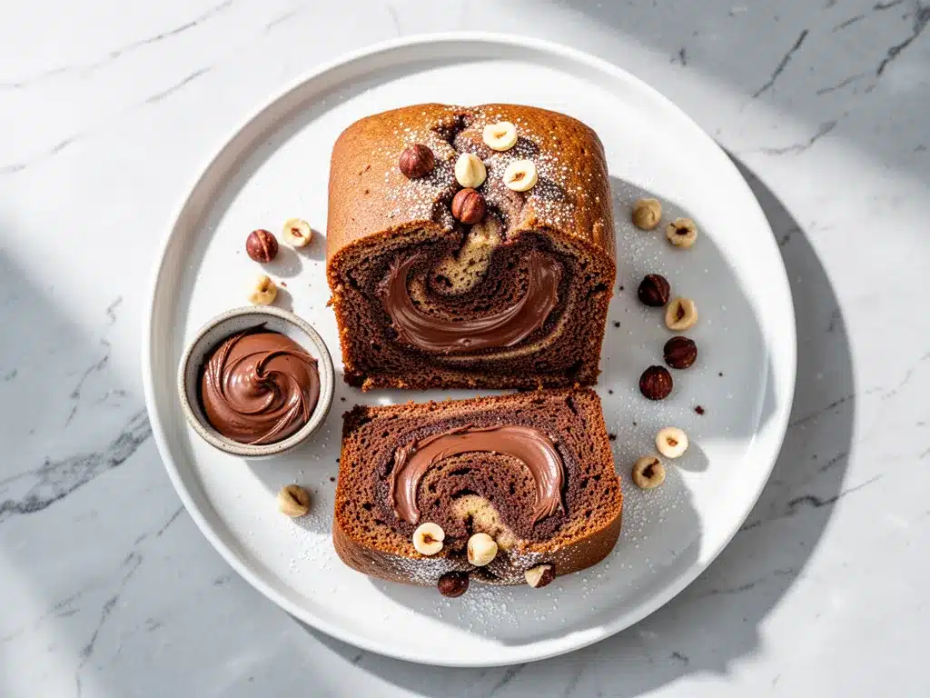 Fudgy Nutella Swirl Banana Bread: Best Easy Recipe 4 Fudgy Nutella Swirl Banana Bread preparation steps