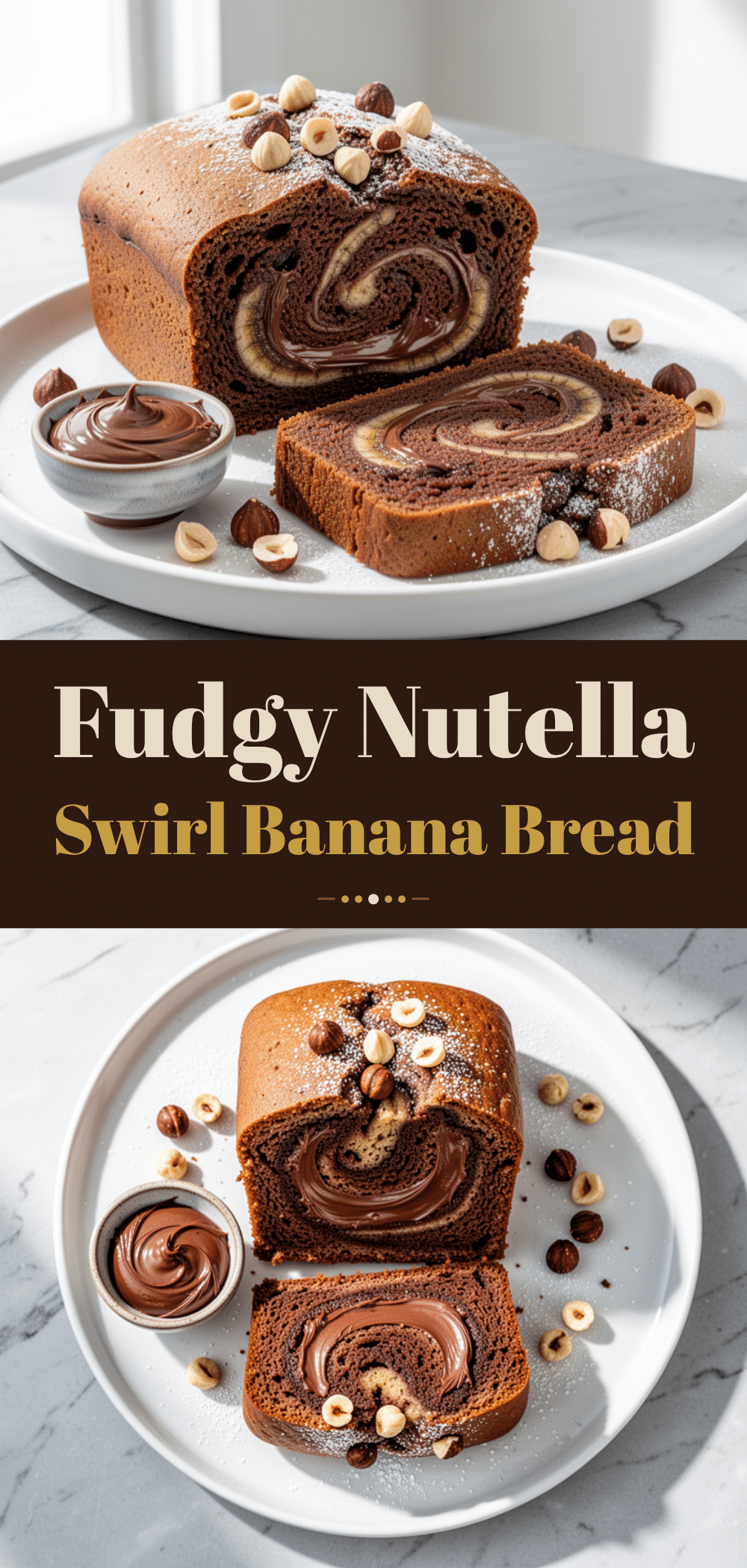 Fudgy Nutella Swirl Banana Bread: Best Easy Recipe 5 Fudgy Nutella Swirl Banana Bread recipe
