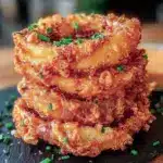 Game Day Crispy Onion Ring Tower - featured image