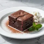 gluten-free flourless chocolate espresso cake - featured image