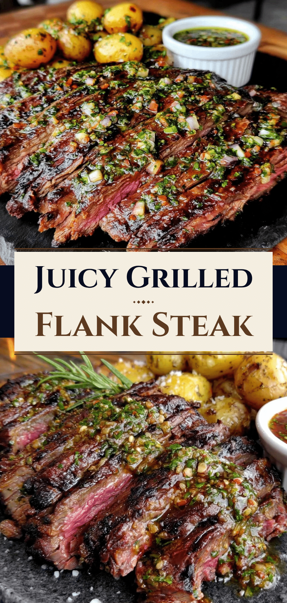 Grilled Flank Steak with Chimichurri: Easy Holiday Dinner 5 grilled flank steak with chimichurri recipe