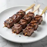 Grilled Honey Balsamic Steak Skewers - featured image