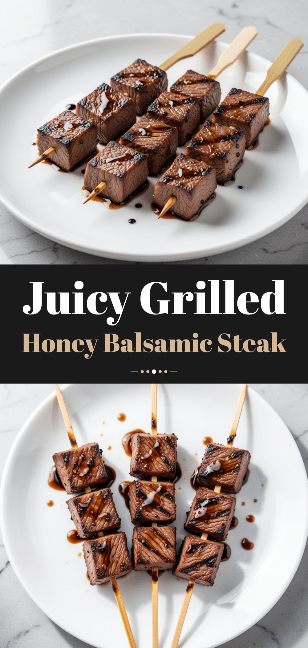 Grilled Honey Balsamic Steak Skewers: Easy Homemade Dinner 5 Grilled Honey Balsamic Steak Skewers recipe