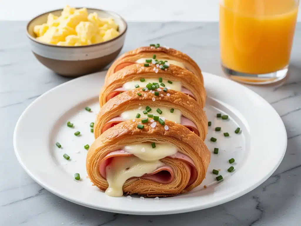 Ham and Swiss Croissant Roll-Ups - featured image