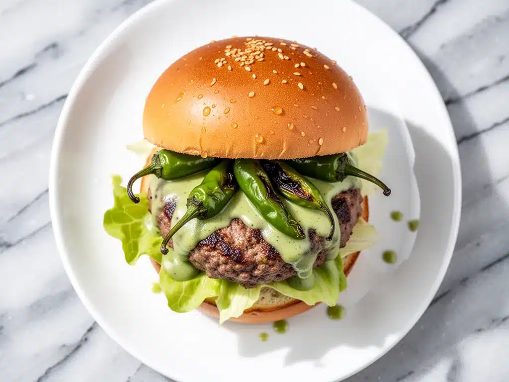 Hatch Chile Green Chile Cheeseburgers: 5 Easy Better-Than-Takeout Steps 4 Hatch Chile Green Chile Cheeseburgers preparation steps
