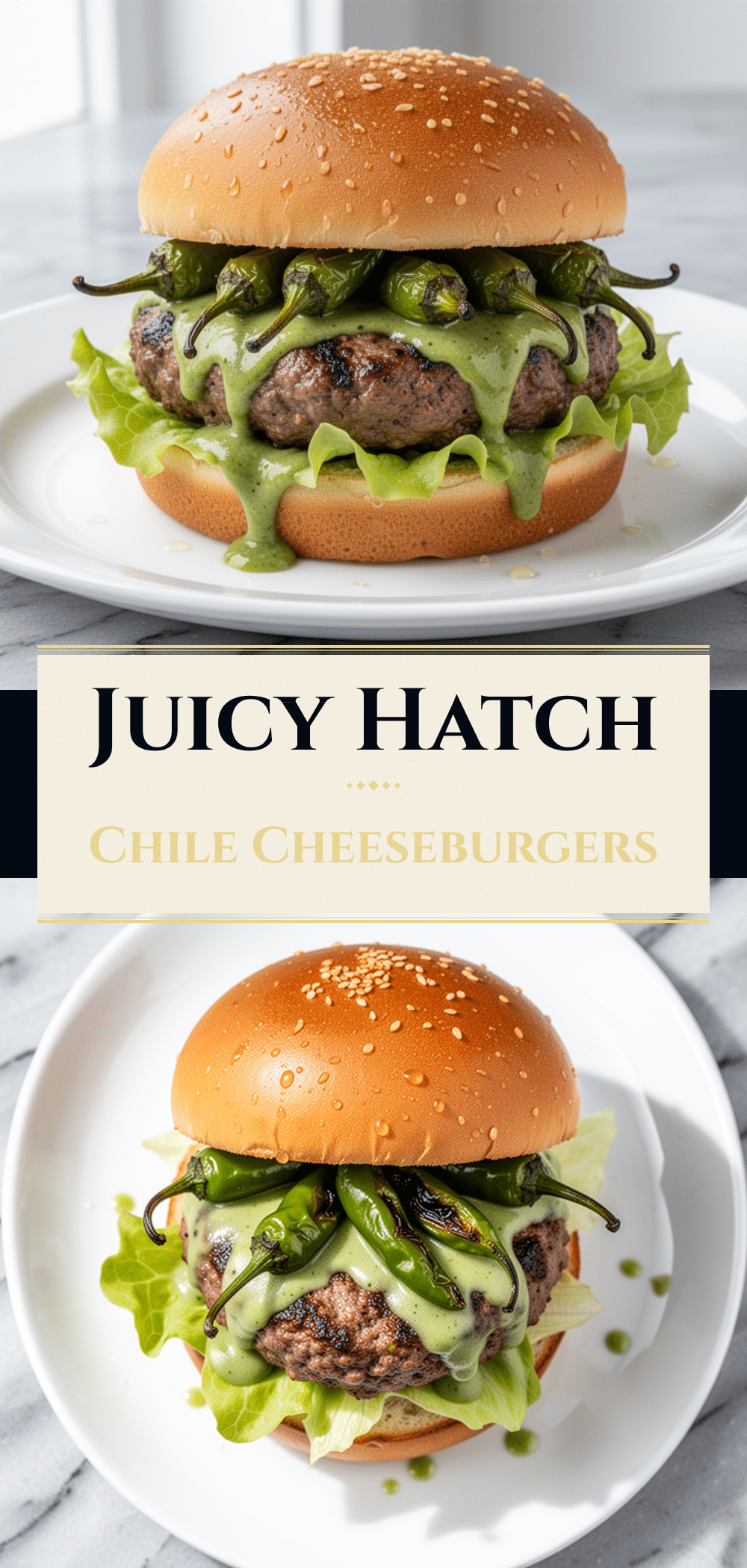 Hatch Chile Green Chile Cheeseburgers: 5 Easy Better-Than-Takeout Steps 5 Hatch Chile Green Chile Cheeseburgers recipe