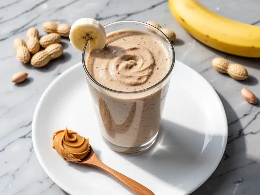 High-Protein Peanut Butter Banana Shake: 5-Minute Easy Breakfast 4 high-protein peanut butter banana shake preparation steps