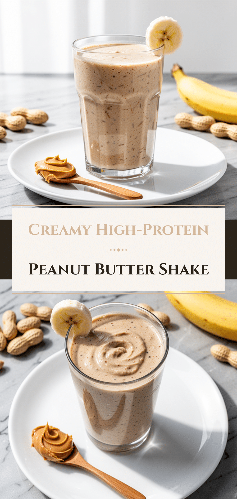 High-Protein Peanut Butter Banana Shake: 5-Minute Easy Breakfast 5 high-protein peanut butter banana shake recipe
