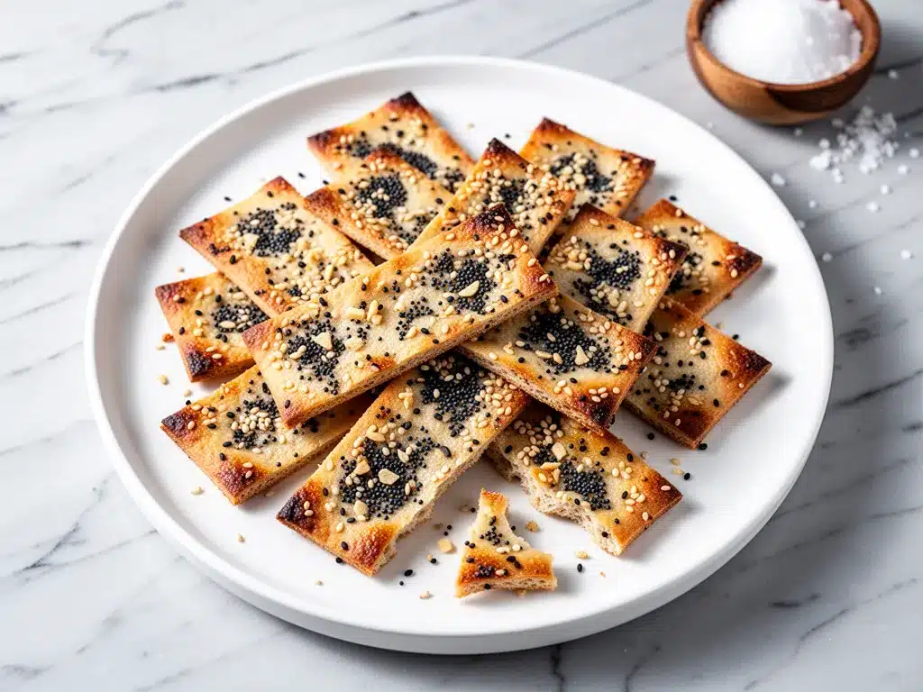 Homemade Everything Bagel Crackers: Easy Party Snacks 4 homemade everything bagel crackers preparation steps