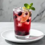 Iced Blackberry Hibiscus Green Tea - featured image