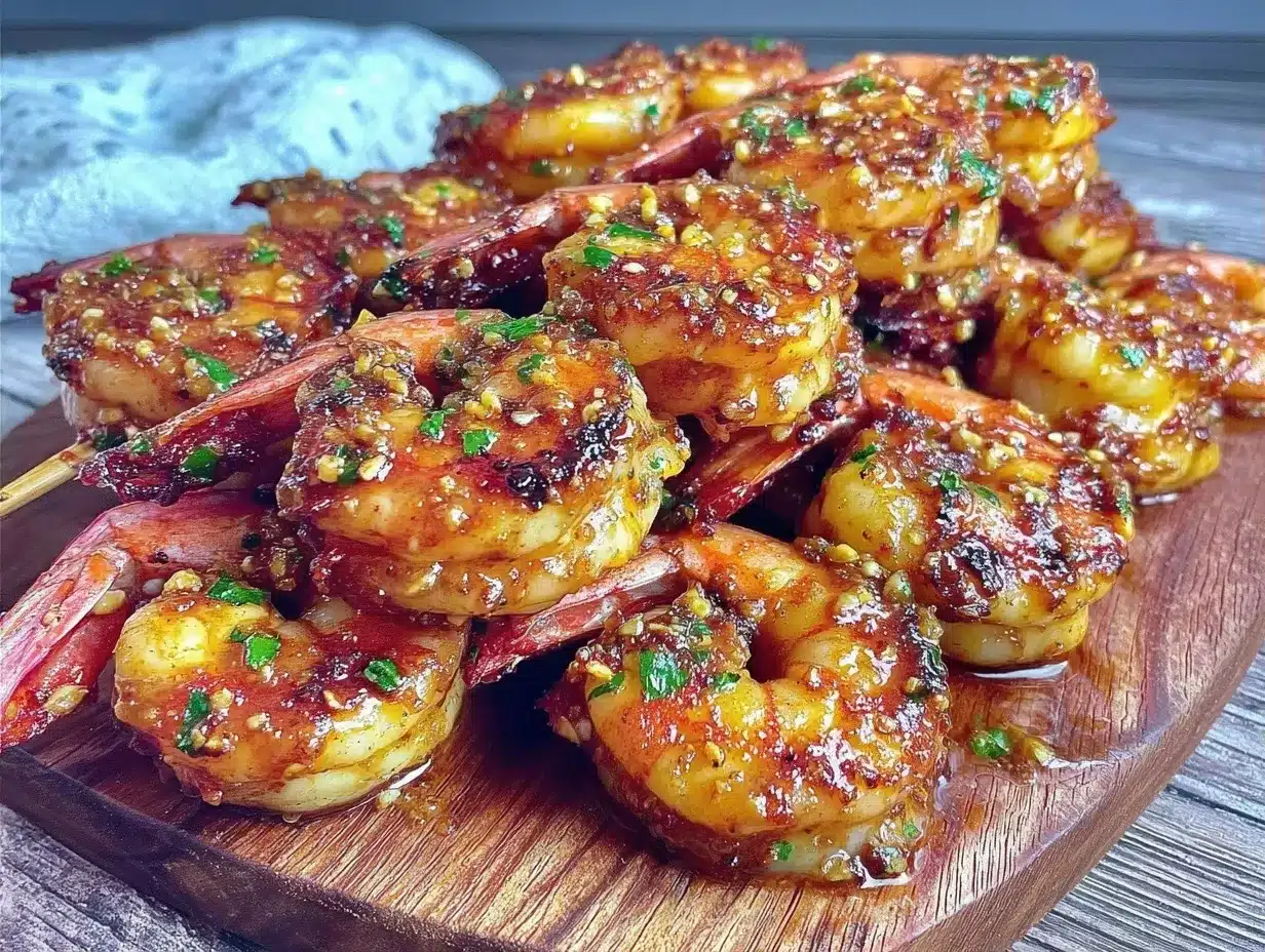 Keto Grilled Shrimp Skewers: 3-Ingredient Garlic Butter Recipe 4 keto grilled shrimp skewers preparation steps