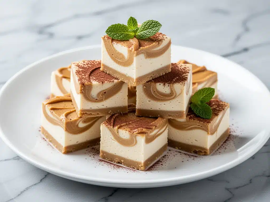 keto peanut butter cheesecake fat bombs - featured image