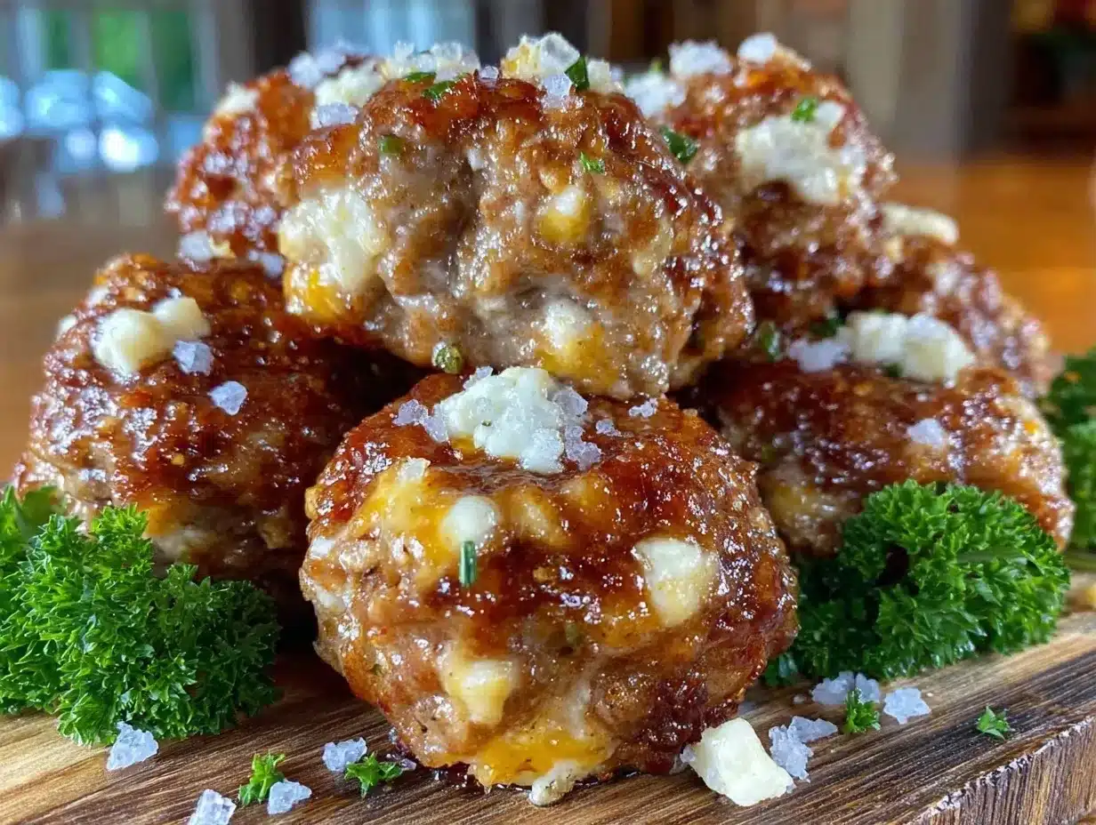 Keto Sausage and Cheese Balls: 3-Ingredient Game Day Appetizer 4 keto sausage and cheese balls preparation steps